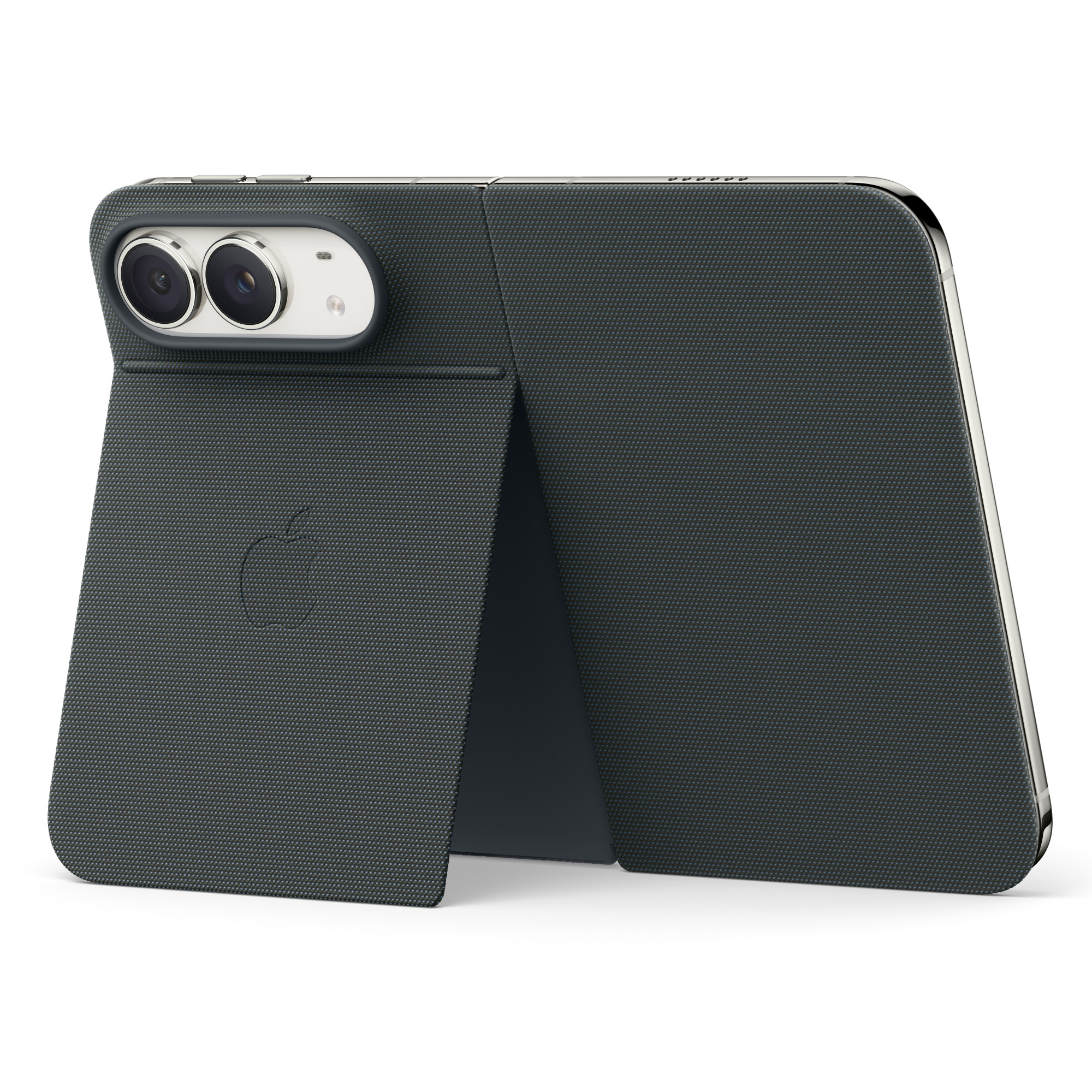Чехол Folio with Kickstand iPhone Duo Темно-синий