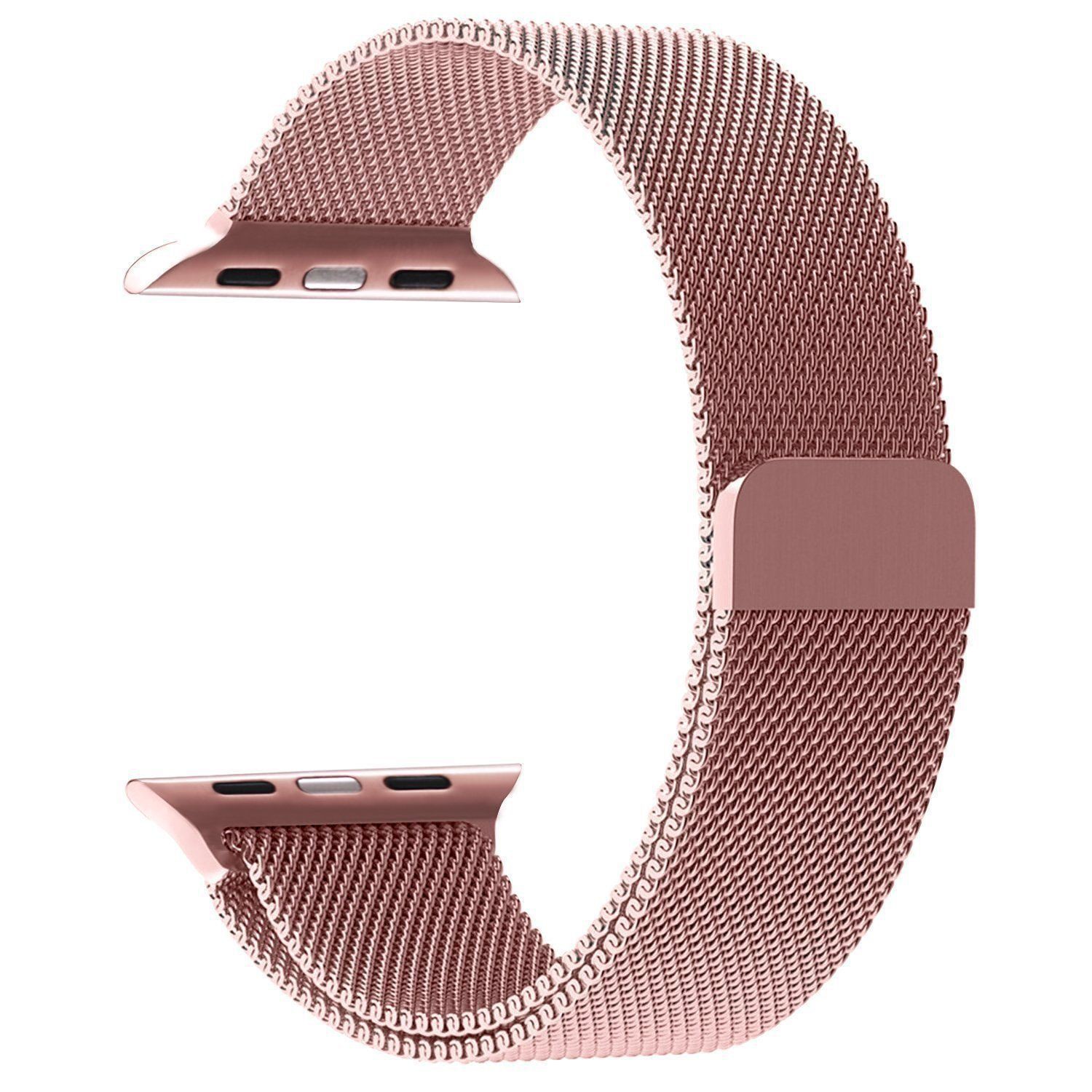 Ремешок Milanese Loop для Apple Watch 42/44mm розовый