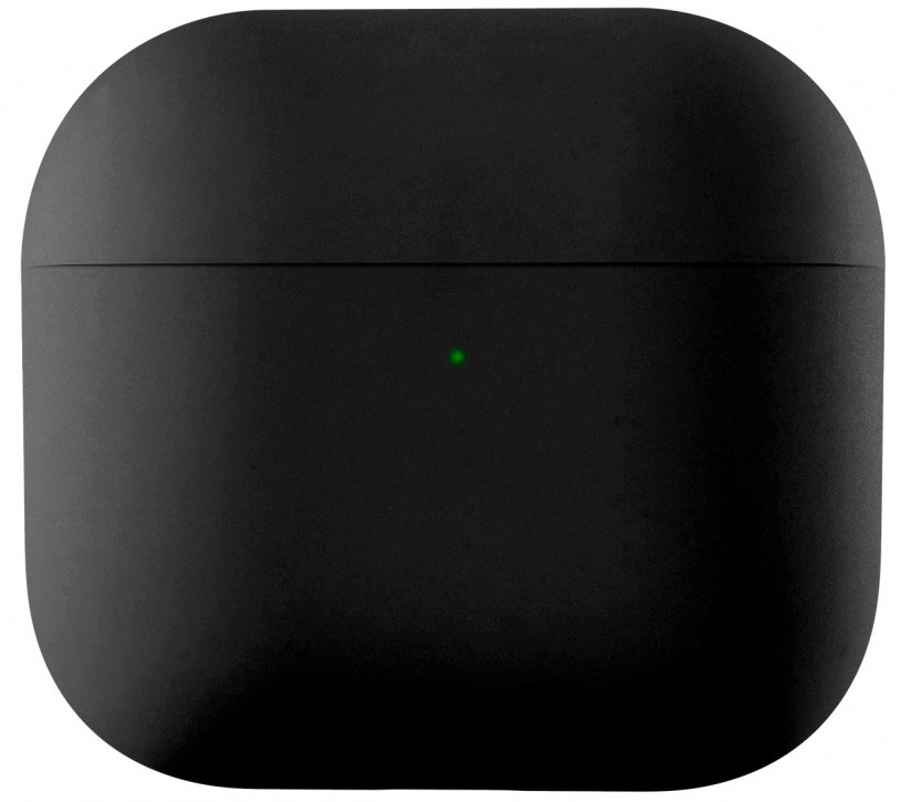 Силиконовый чехол класса Premium для AirPods 3 Deppa (черный)