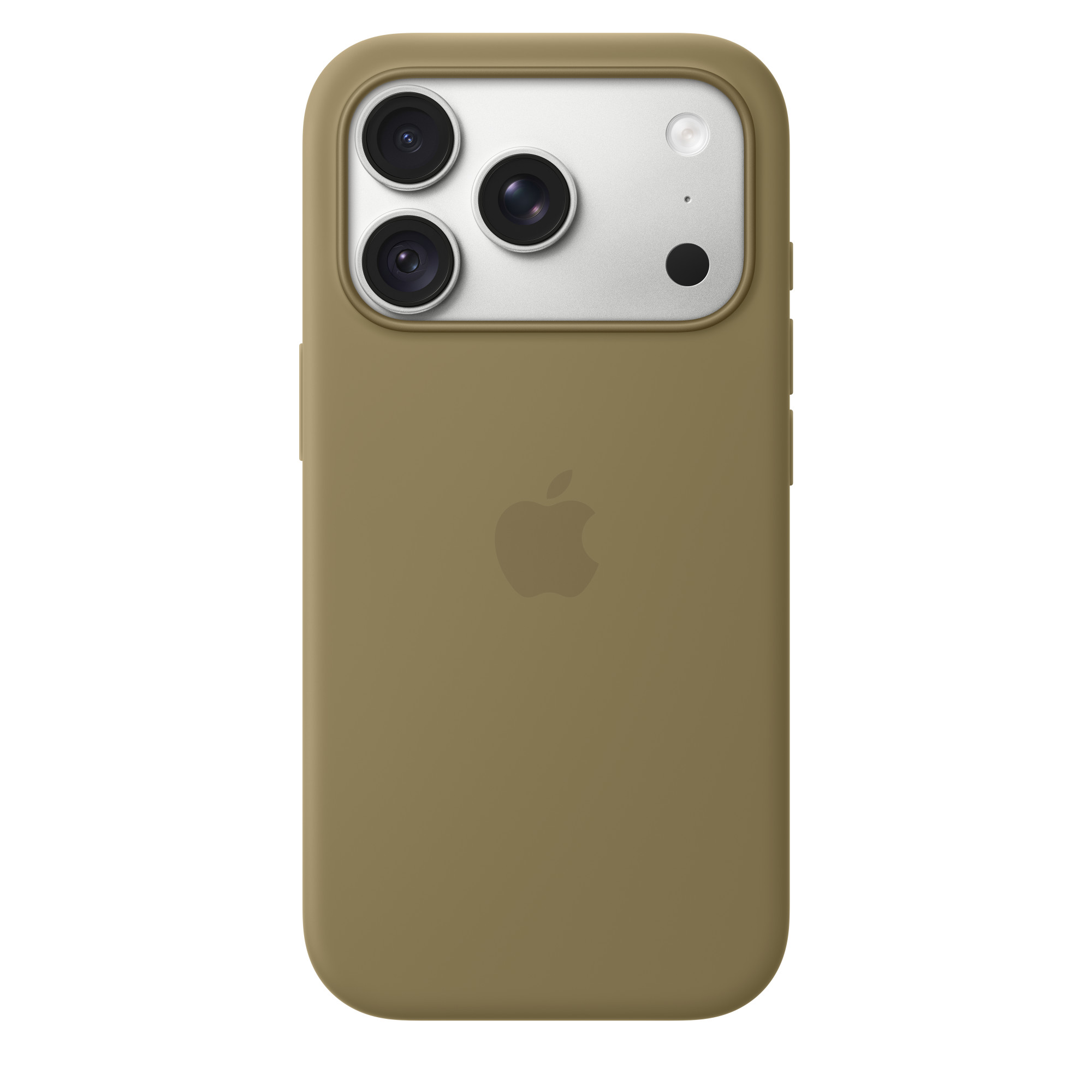 Силиконовый чехол для iPhone 18 Pro Оливковый