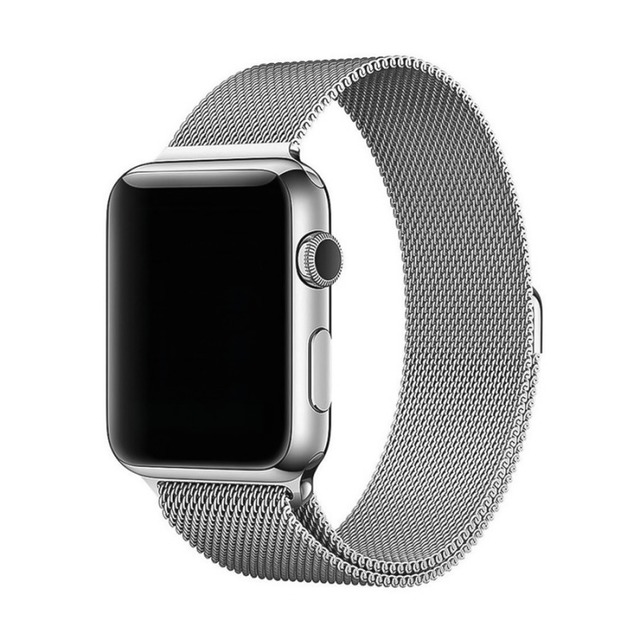 Ремешок Devia Elegant Series Milanese Loop для Apple Watch 42/44mm (серебристый)