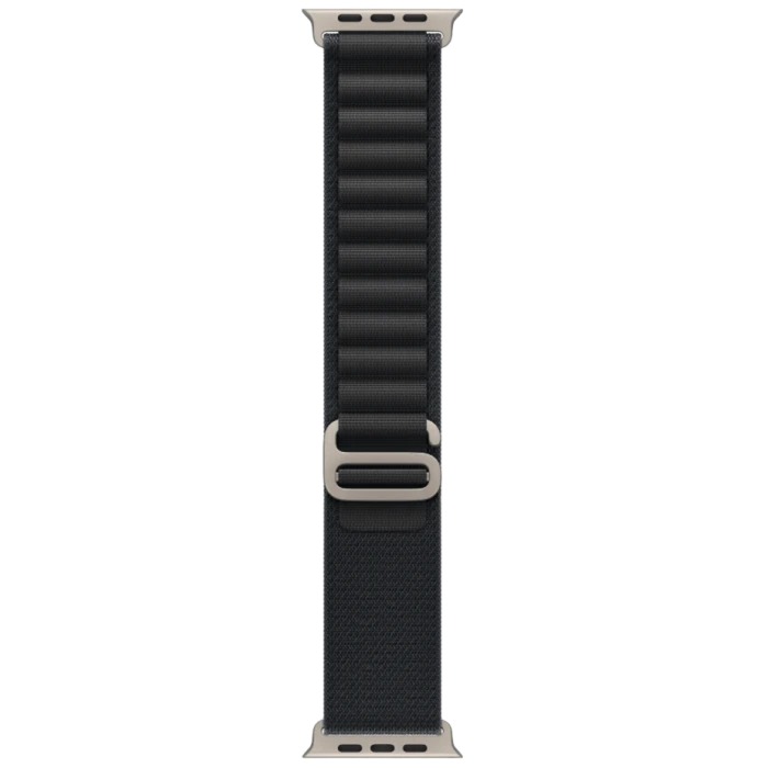 Apple Watch Ultra 3 Natural Titanium Case with Alpine Loop Black L