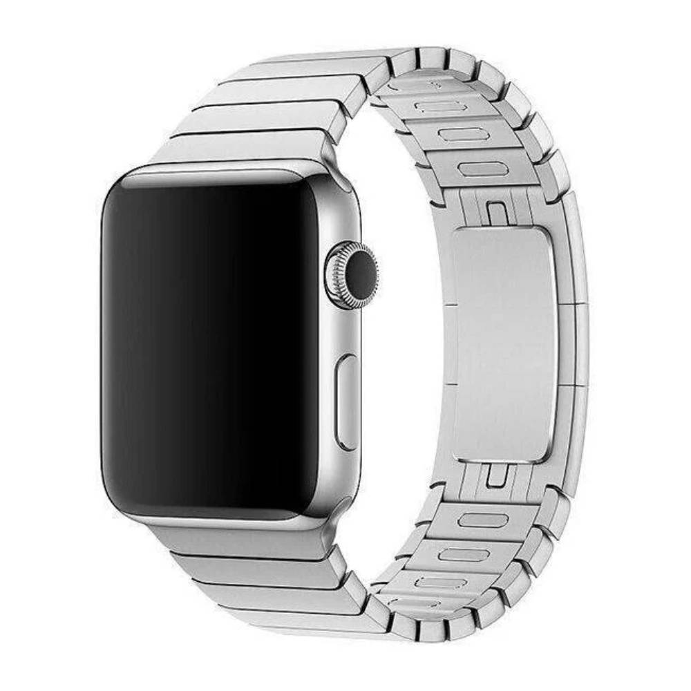 Ремешок для Apple Watch 42 mm Блочный металлический Silver