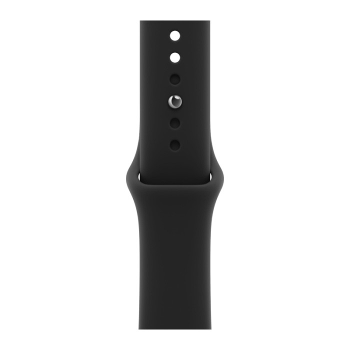 Apple Watch Series 12 GPS 42mm Black Aluminum Case with Black Sport Band S/M