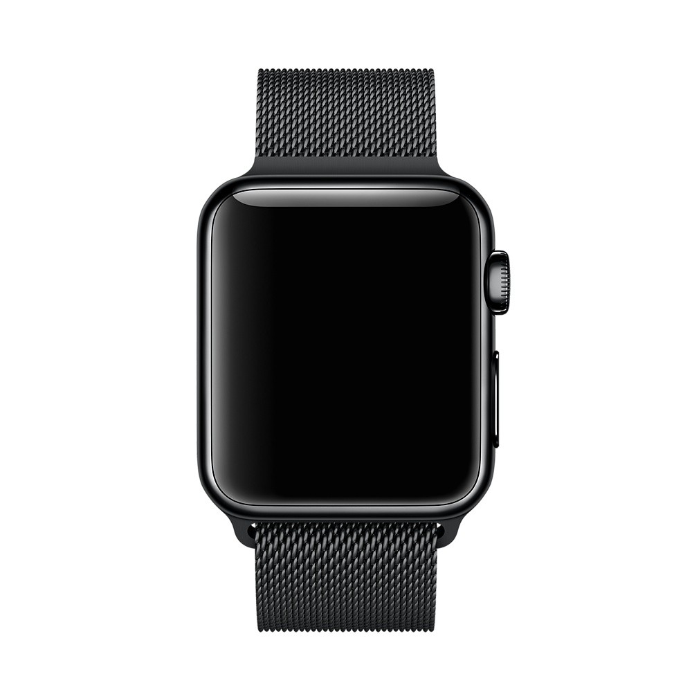 Ремешок Milanese Loop для Apple Watch 38/40mm черный