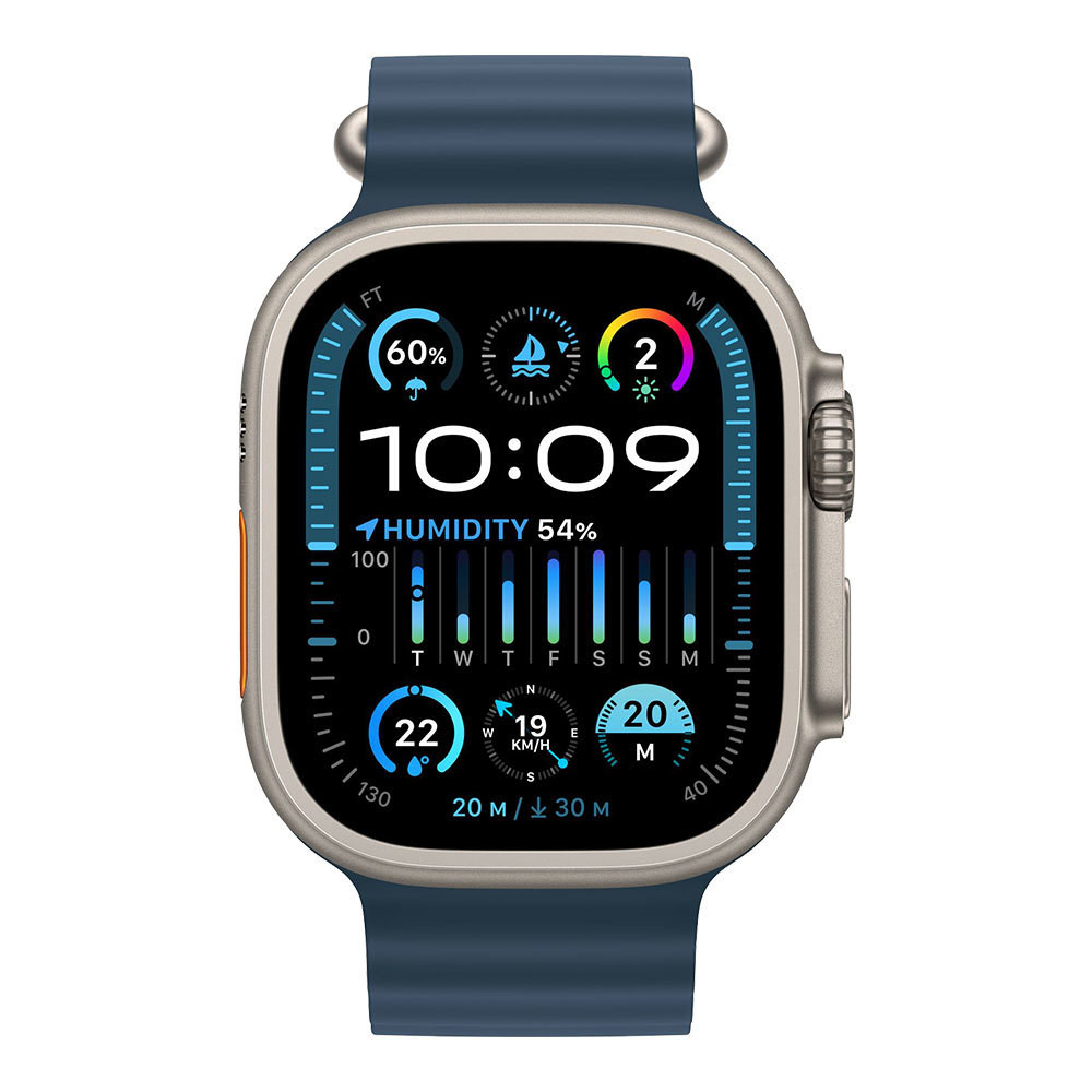 Apple Watch Ultra 2 with Blue Ocean Band