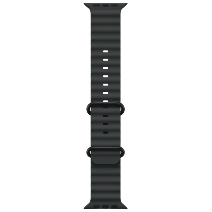 Apple Watch Ultra 3 Black Titanium Case with Ocean Band Black