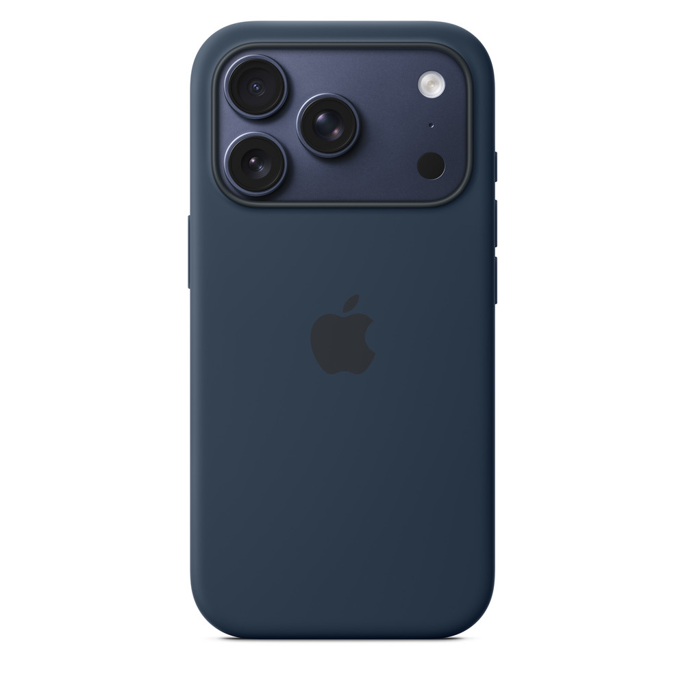 Силиконовый чехол для iPhone 17 Pro Полуночный