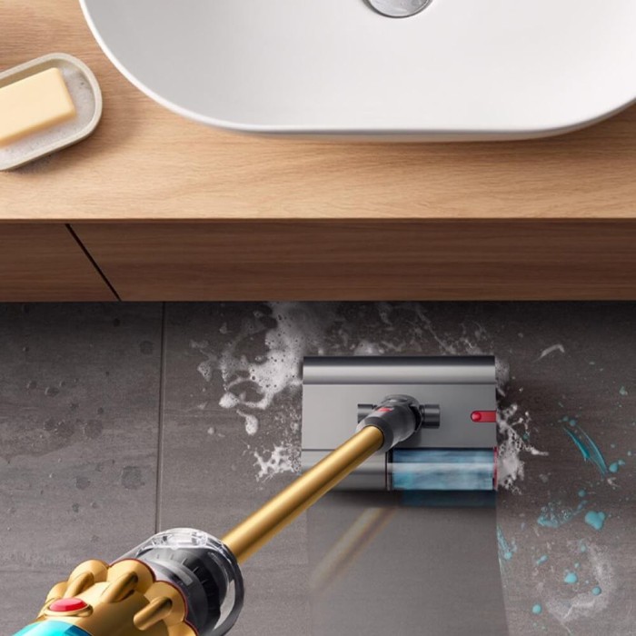 Пылесос Dyson V12s Detect Slim Submarine SV46 Yellow/Nickel EU