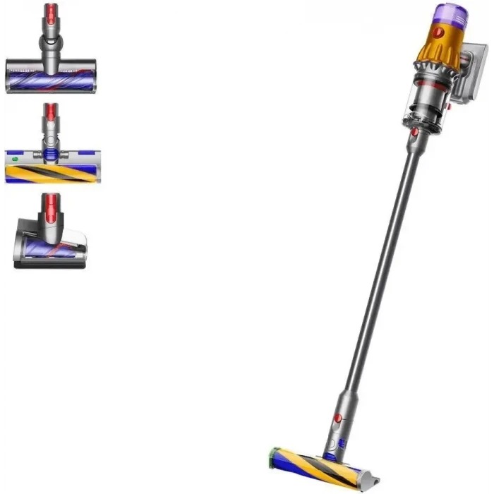 Пылесос Dyson V12 Detect Slim Absolute SV46 Yellow/Nickel