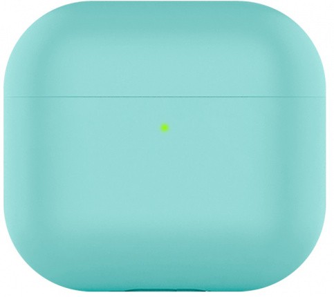 Силиконовый чехол класса Premium для AirPods 3 Deppa (мятный)