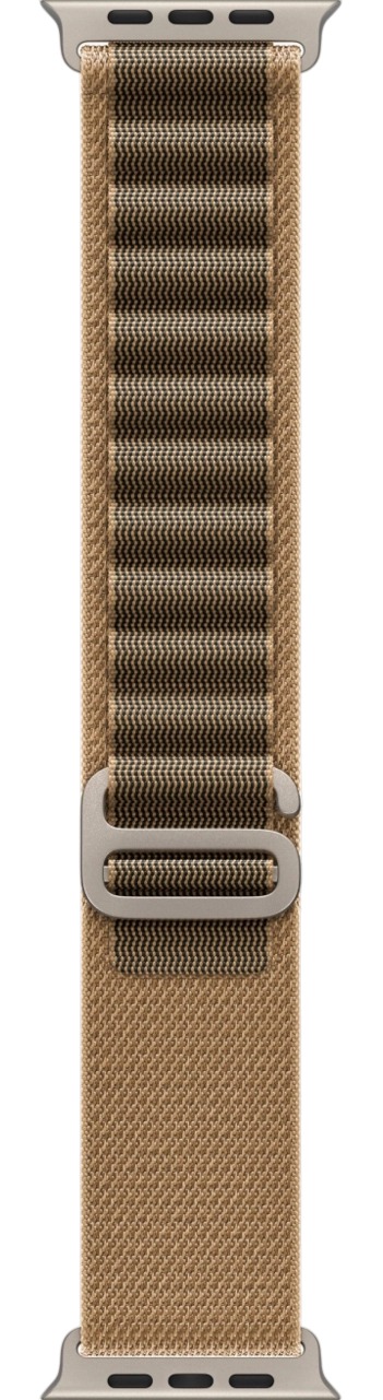 Apple Watch Ultra 4 Natural Titanium Case with Desert Alpine Loop S