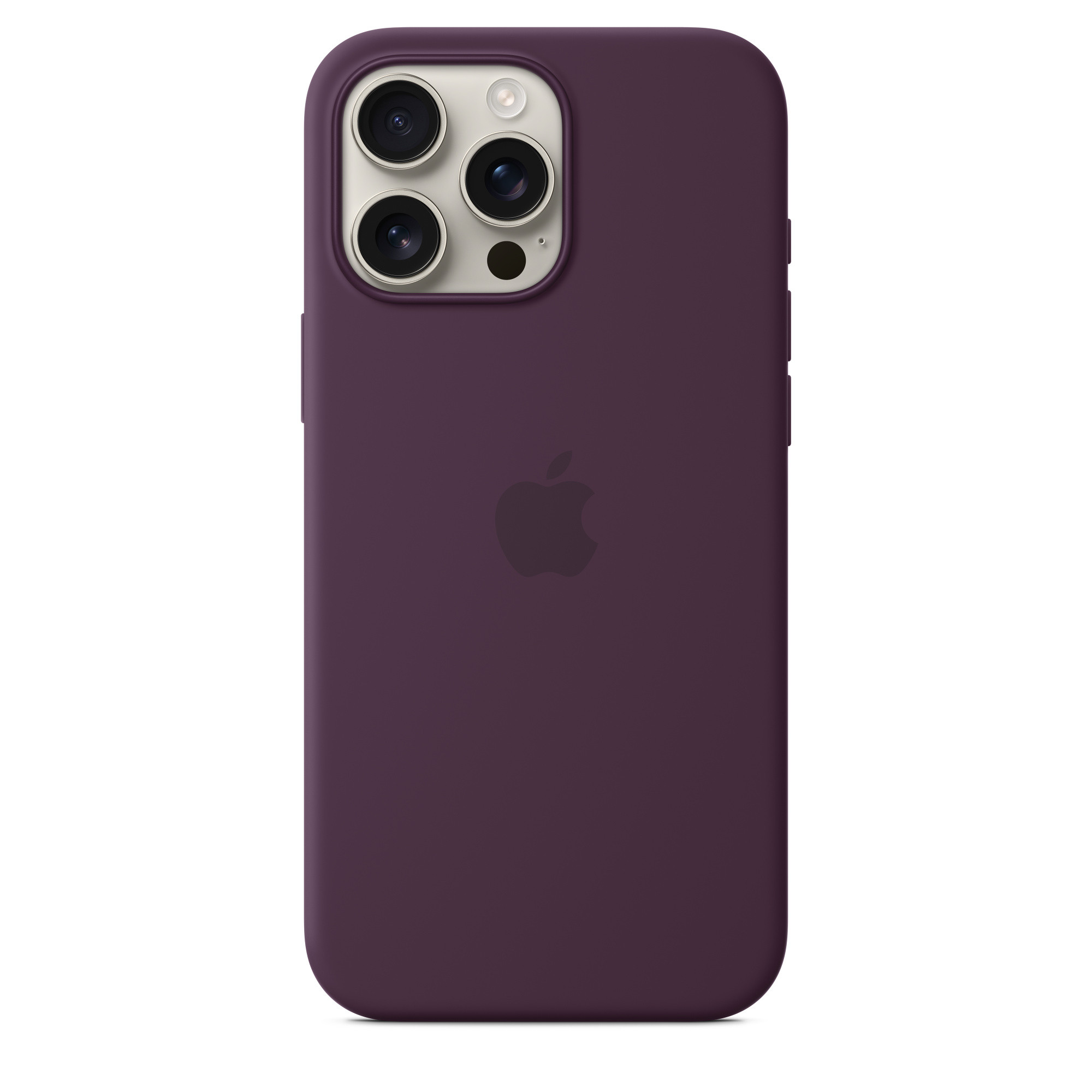 Силиконовый чехол для iPhone 16 Pro Max Бордовый