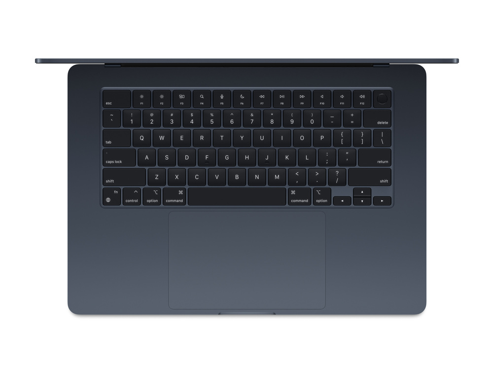 Apple MacBook Air 15" (M2, 8C CPU/10C GPU, 2023), 8 ГБ, 256 ГБ SSD Midnight (MQKW3)