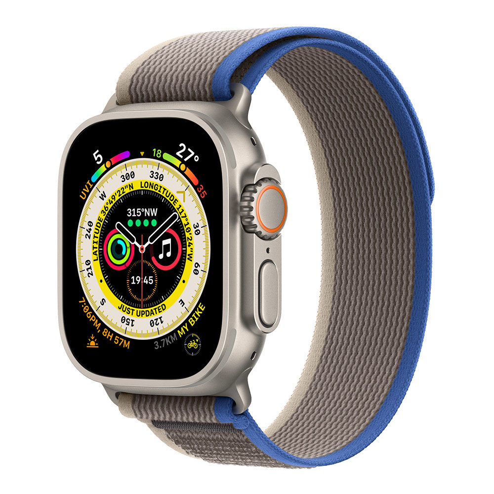 Apple Watch Ultra with Blue/Gray Trial Loop M/L