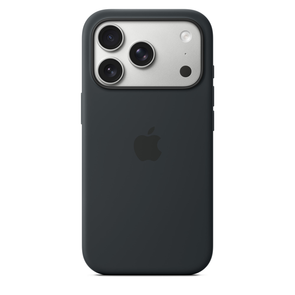 Силиконовый чехол для iPhone 17 Pro Черный