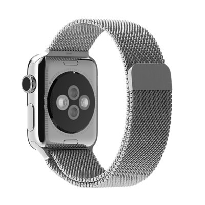 Ремешок Milanese Loop для Apple Watch 38/40mm серебристый