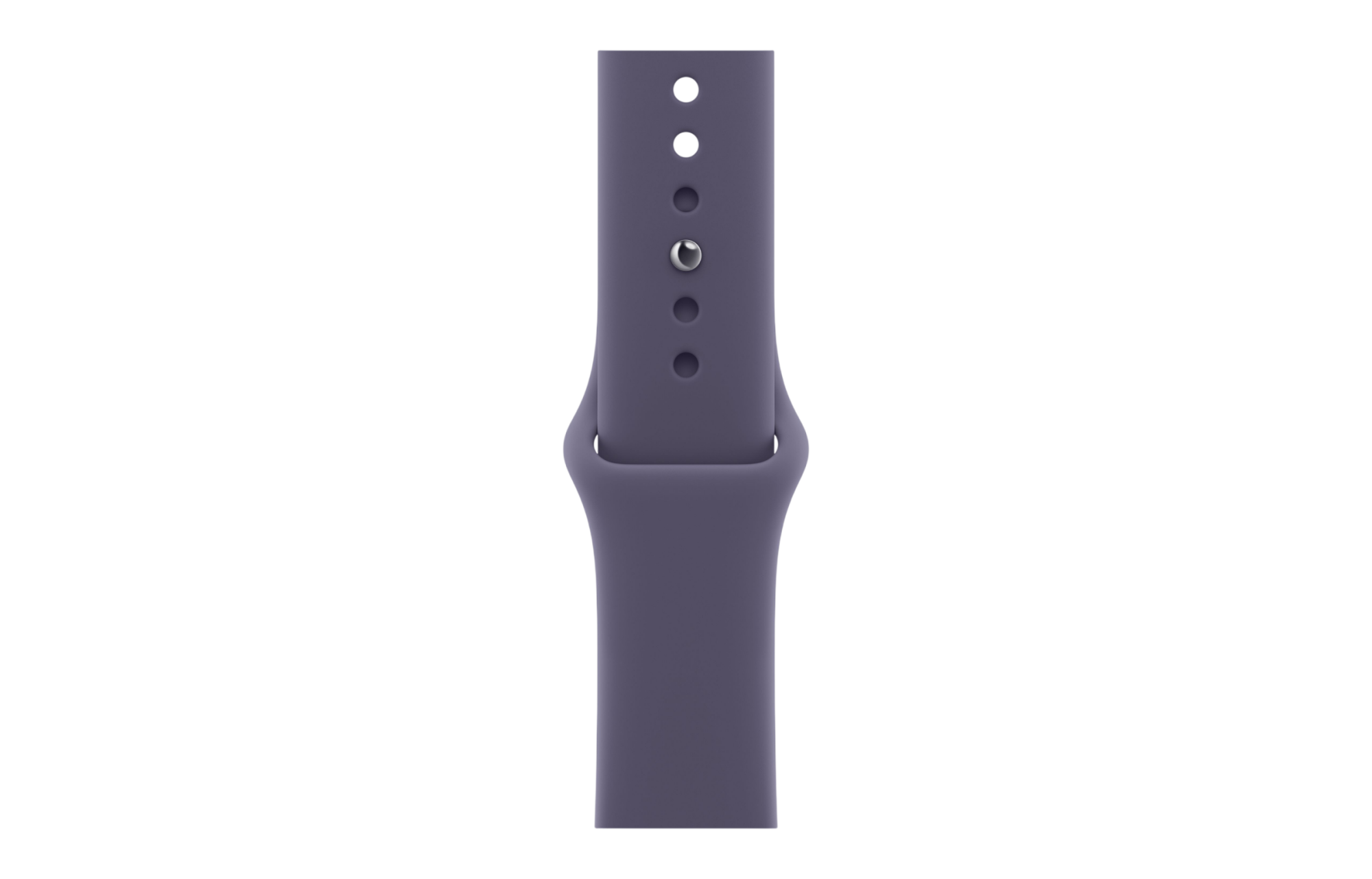 Apple Watch Series 11 GPS 46mm Silver Aluminum Case with Purple Fog Sport Band M/L
